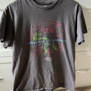 Disney Epcot Center Universe of Energy Extinct T-Shirt Adult M, Gray